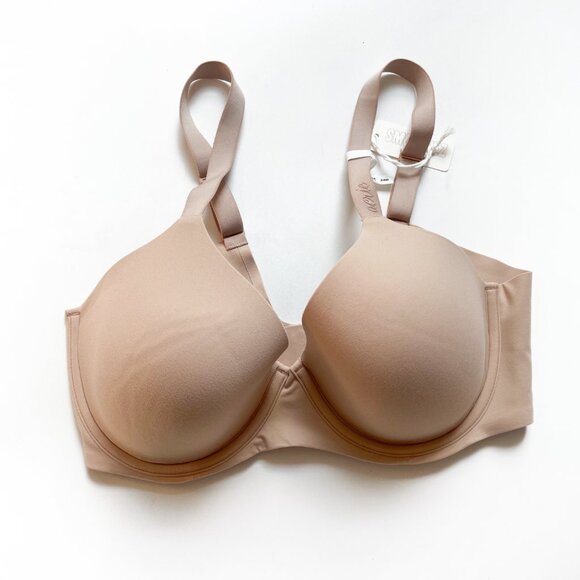 Aerie SMOOTHEZ Full Coverage Lightly Lined Bra Sands Size 34D NEW NWT - Picture 3 of 6
